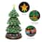 Moments in Time 8.27" Animated & Musical 3-Tiered Christmas Tree Tabletop Décor